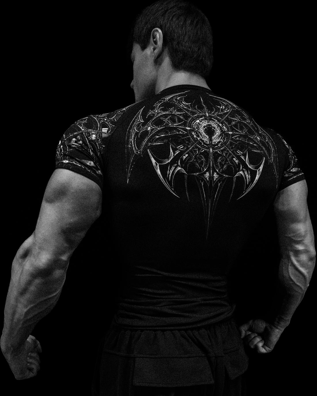 Void Tech™ BloodBorne shortsleeve Compression [VOID BLACK]