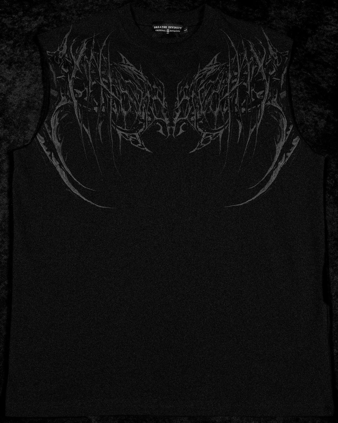 Dark Forge Oversized Cutoff Tee [DARKNESS]