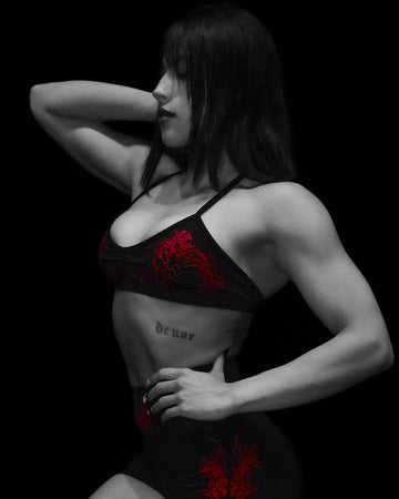 Women's Void Tech™ Obsidian Sports Bra [NIGHTMARE]