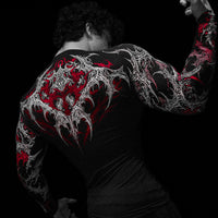 Void Tech™ Infernal longsleeve Compression [HEAVENLY RED]