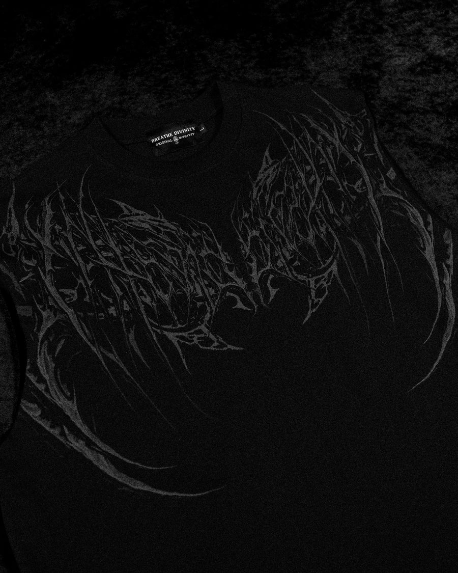 Dark Forge Oversized Cutoff Tee [DARKNESS]