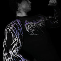 Void Tech™ Soul Decay longsleeve Compression [HOLLOW PURPLE]