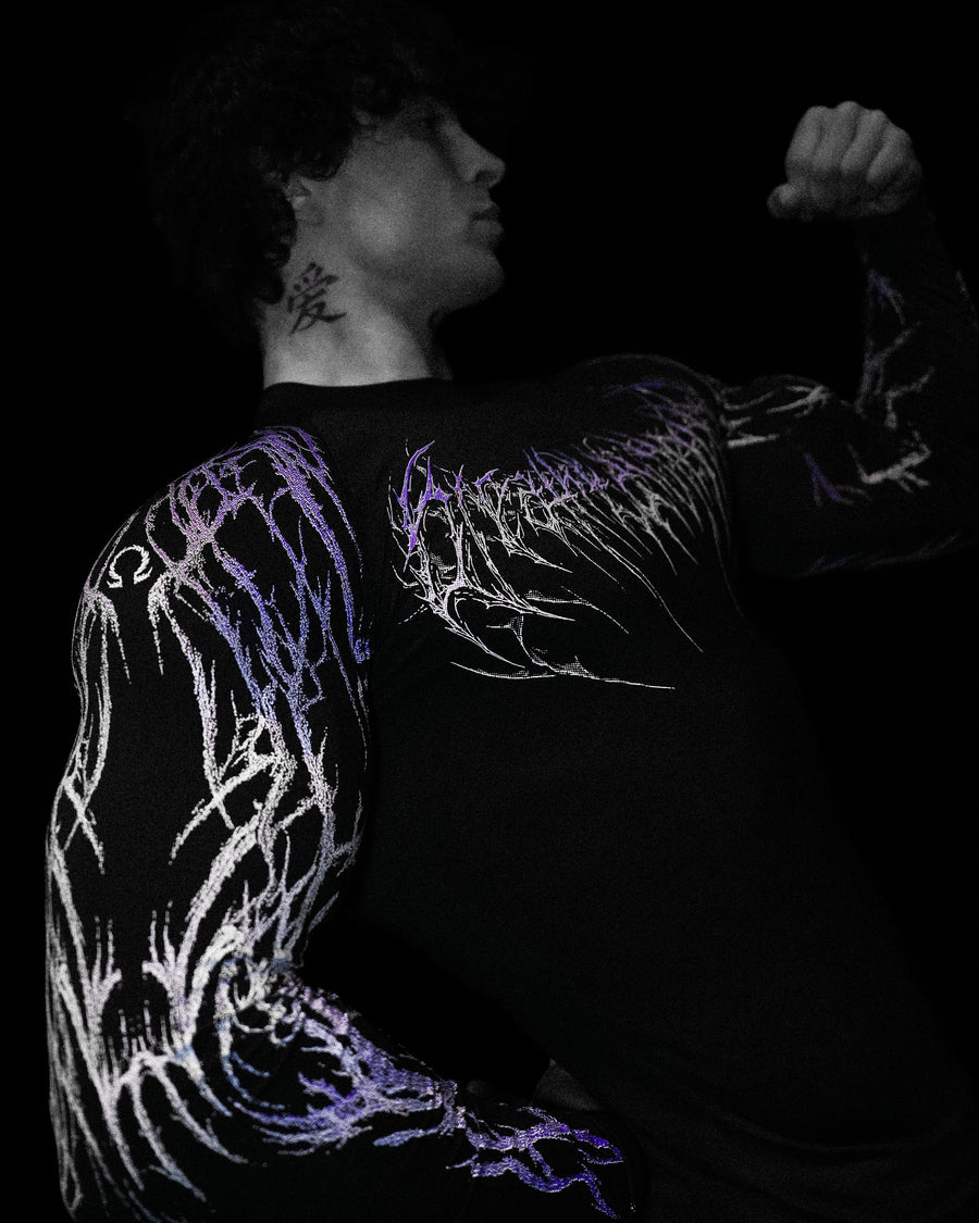 Void Tech™ Soul Decay longsleeve Compression [HOLLOW PURPLE]