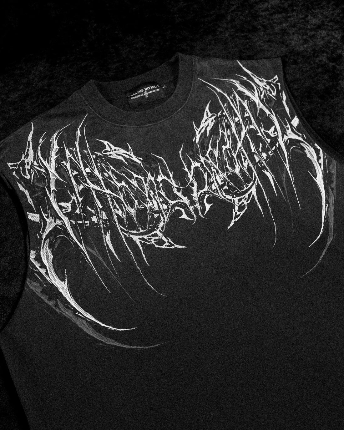 Dark Forge Oversized Cutoff Tee [SMOKE]