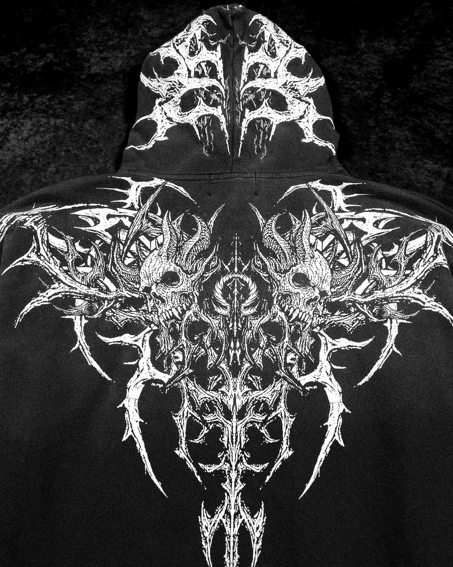 Nightreign Oversized pullover hoodie [SMOKE]