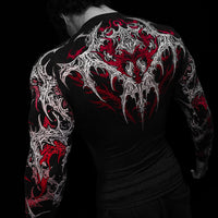 Void Tech™ Infernal longsleeve Compression [HEAVENLY RED]