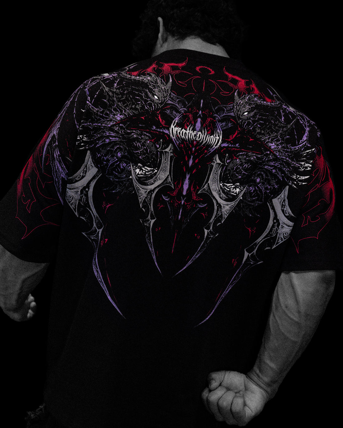 Shadow Monarch Oversized T-shirt [PHANTOM]