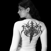 Void Tech™ Cursed Relic Long sleeve compression [DIVINE WHITE]