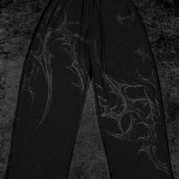 Women's Eternal Blade Banana Shaped Uncuffed Sweatpants [DARKNESS]