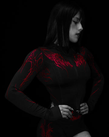 Women's Void Tech™ Moonveil Zip-up Compression jacket [NIGHTMARE]