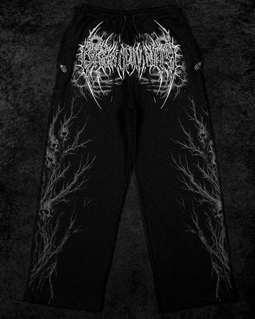 Dark Forest Uncuffed Luxury sweatpants [VOID BLACK]