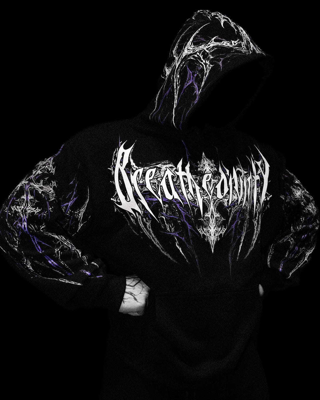 Prototype X Oversized pullover hoodie [HOLLOW PURPLE]