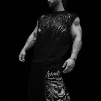 Dark Matter Oversized Cutoff Tee [VOID BLACK]