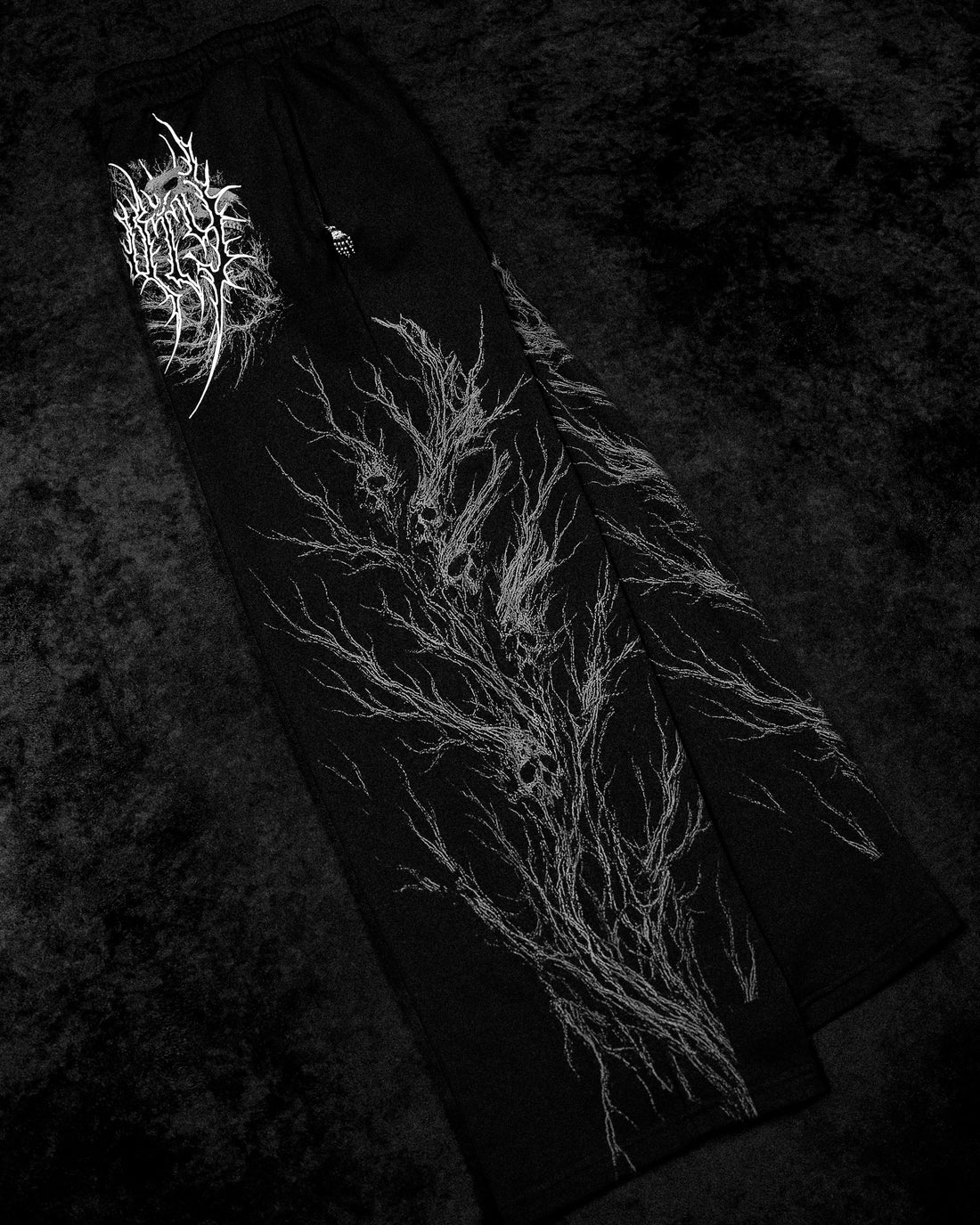 Dark Forest Uncuffed Luxury sweatpants [VOID BLACK]