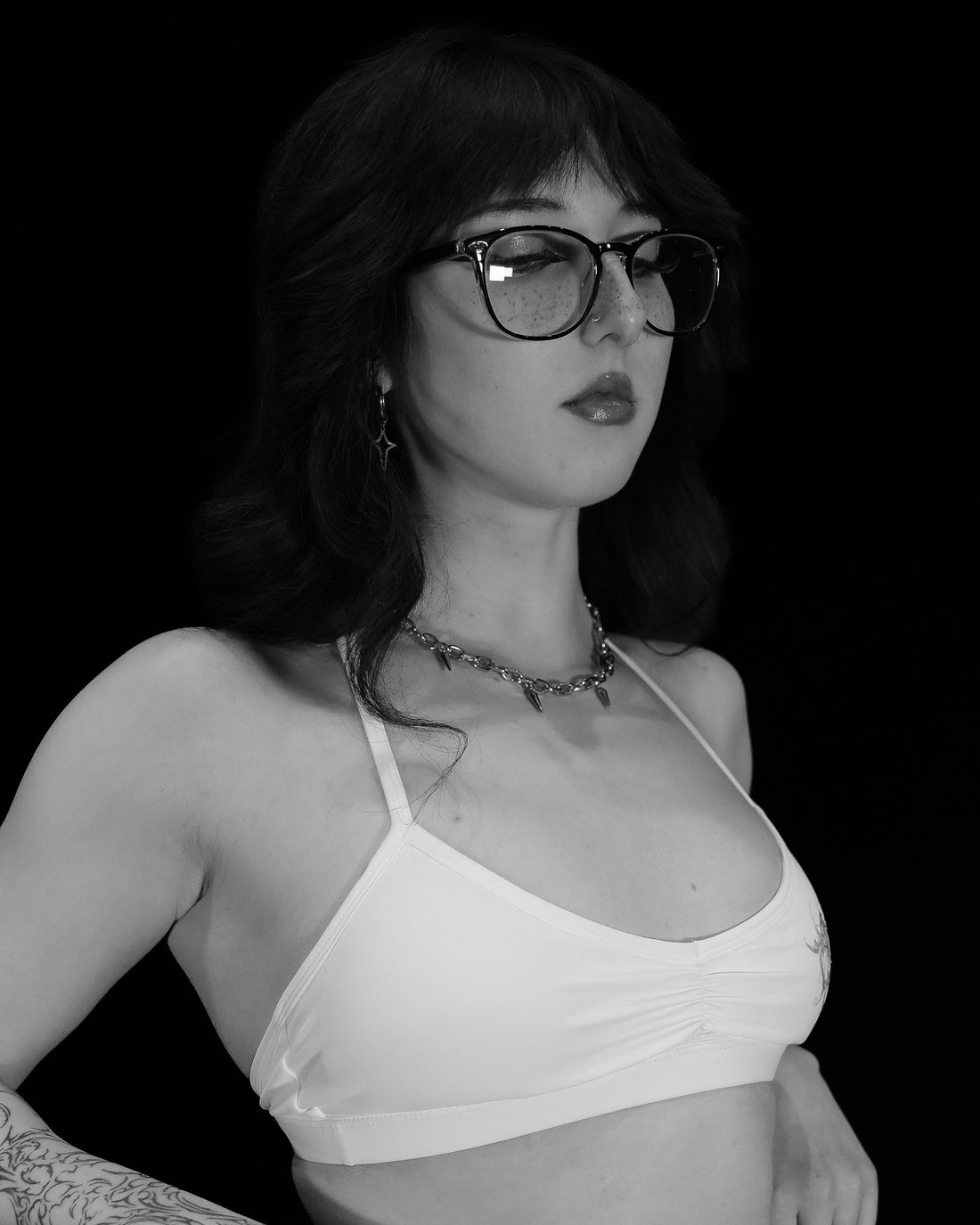 Women's Void Tech™ Shadow Heart Sports Bra [DIVINE WHITE]