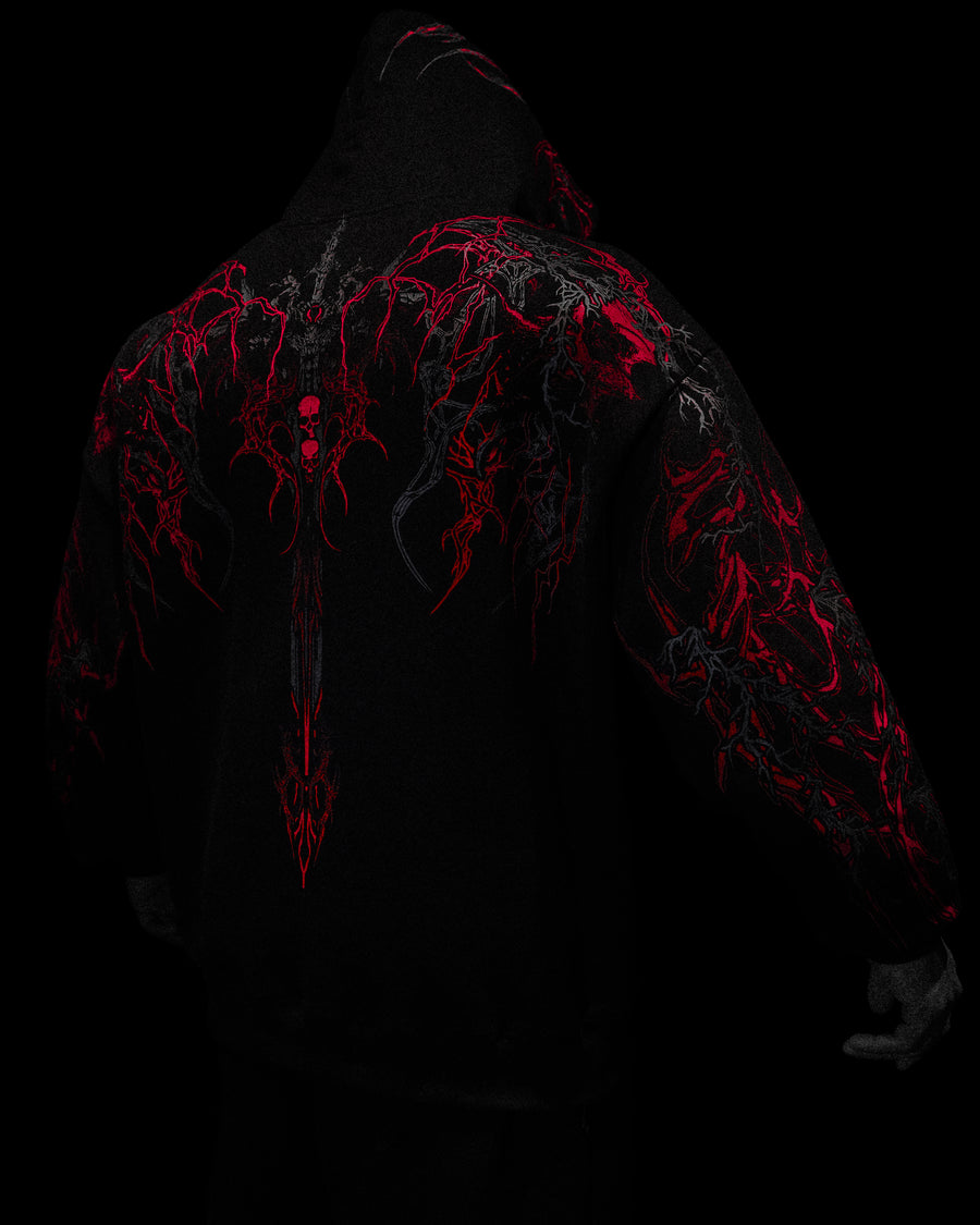 Deathblade Oversized pullover hoodie [NIGHTMARE]