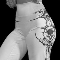 Womens Void Tech™ Shadow Heart Leggings [DIVINE WHITE]