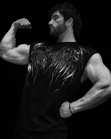 Dark Matter Oversized Cutoff Tee [VOID BLACK]