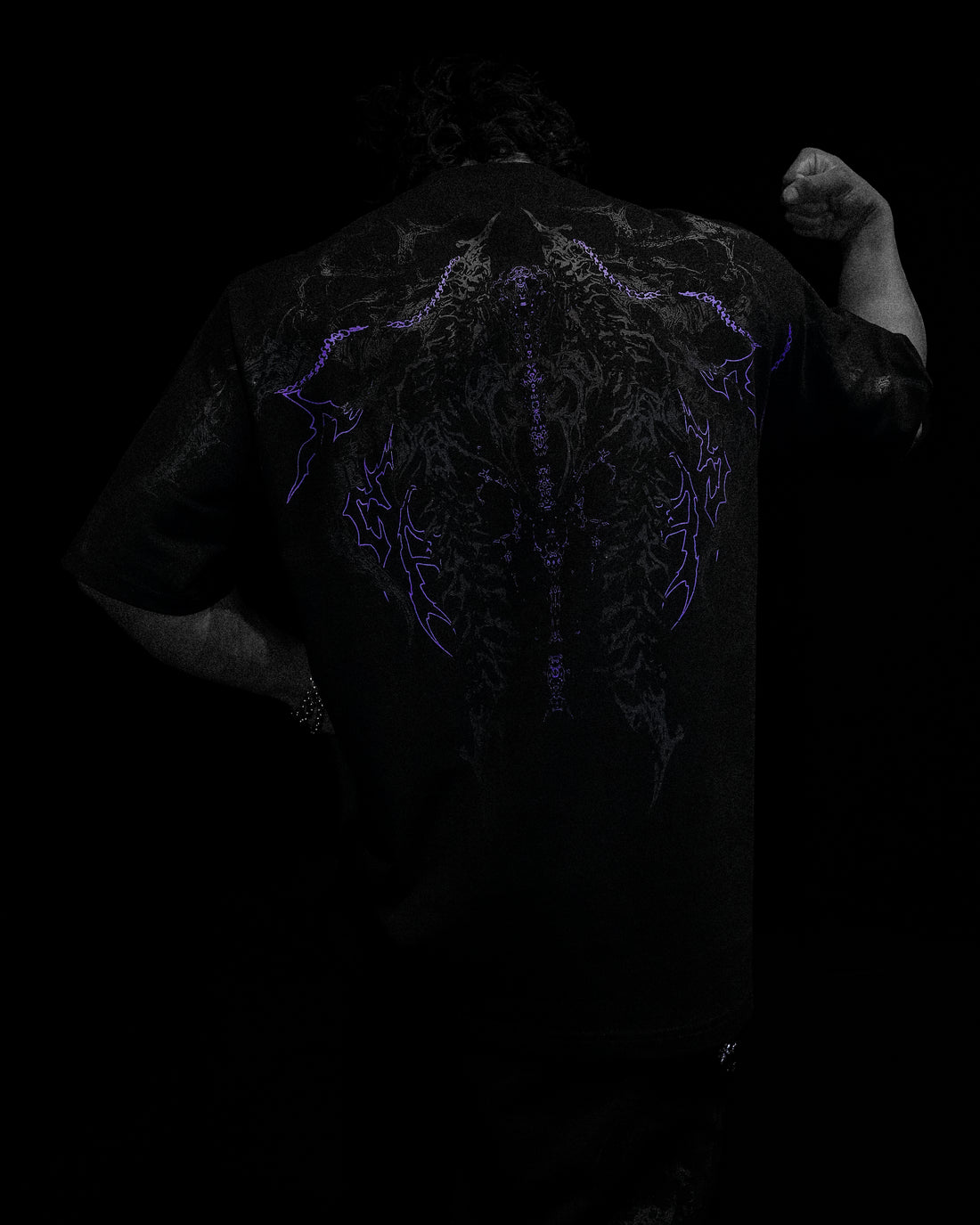 Abyssal Bloom Oversized T-shirt [DUSK]