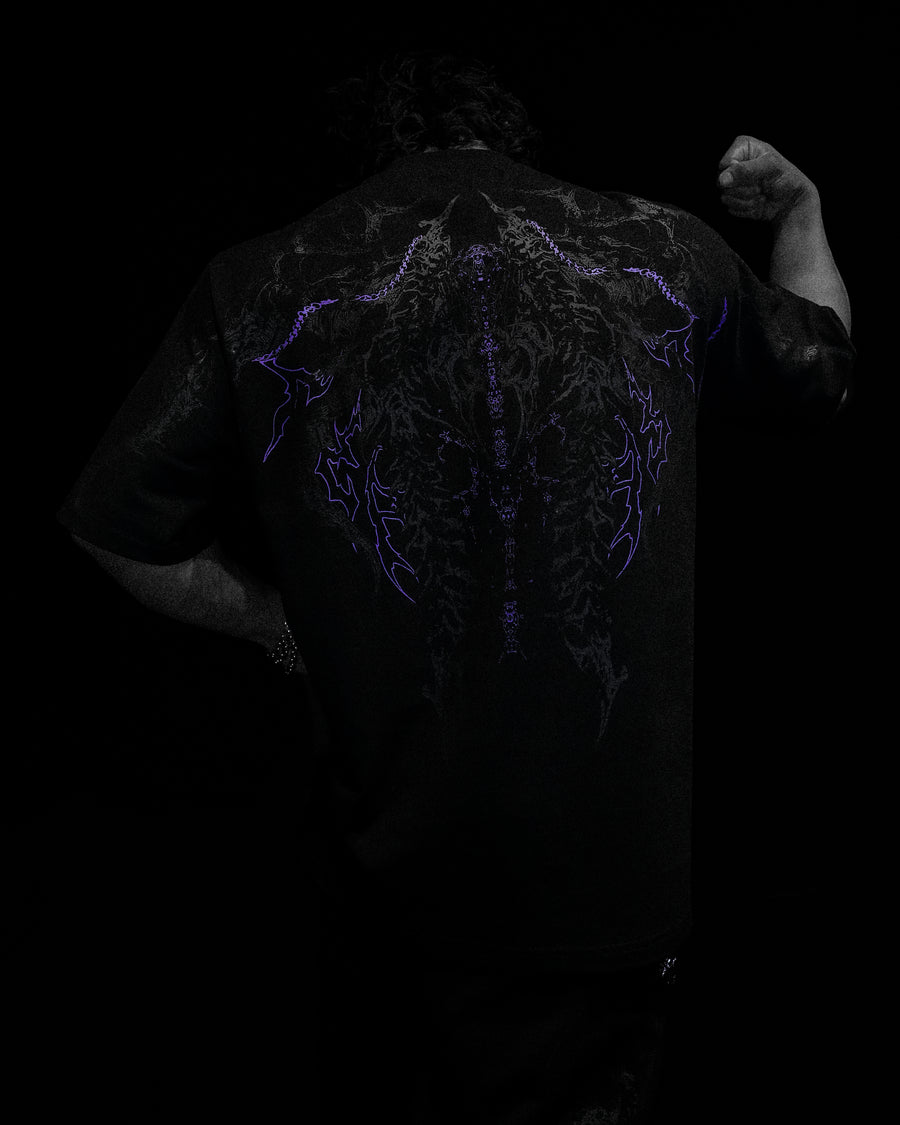 Abyssal Bloom Oversized T-shirt [DUSK]
