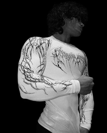 Void Tech™ Soul Decay longsleeve Compression [DIVINE WHITE]