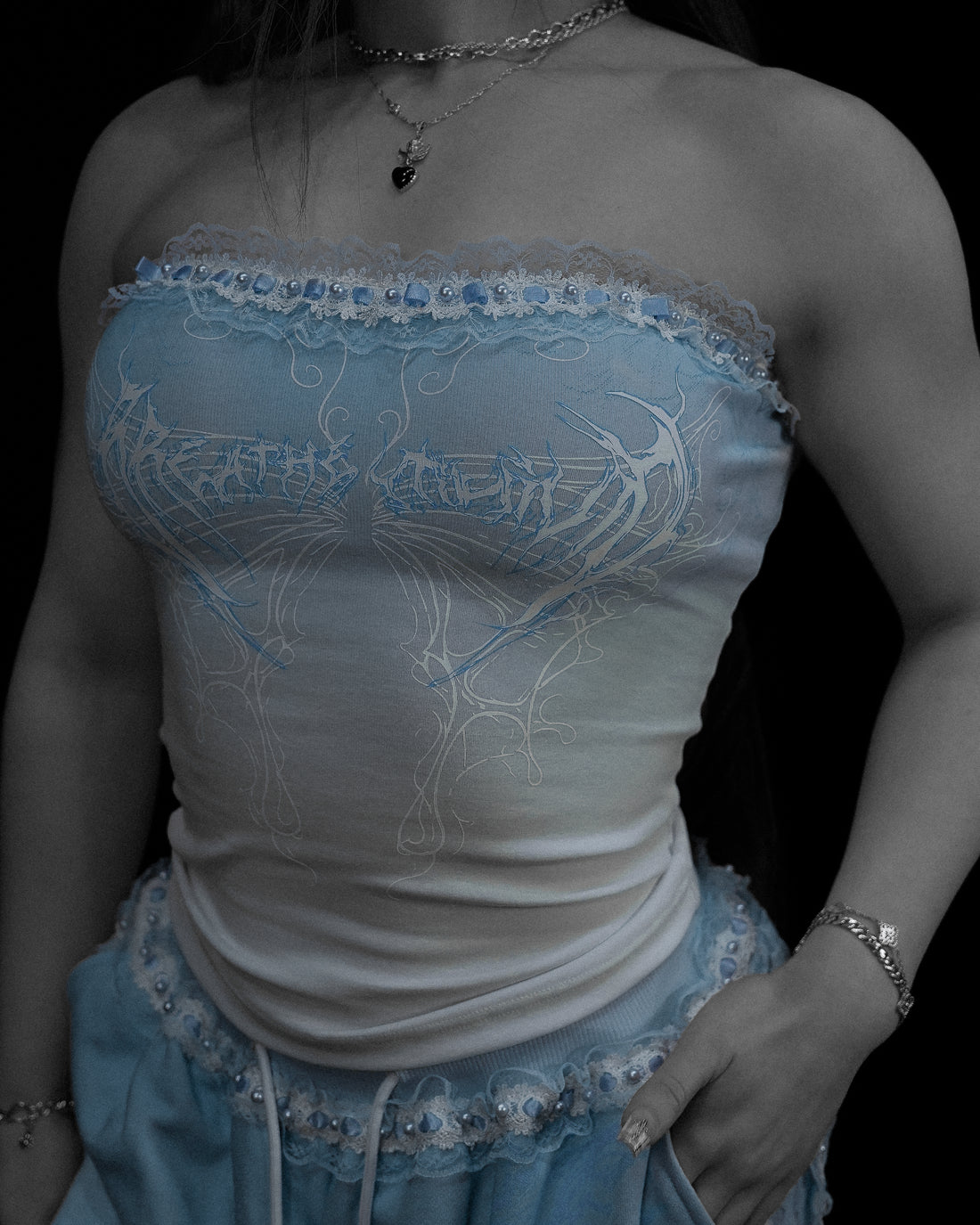 Women's Faerie Tube Top [EVERMORE BLUE]