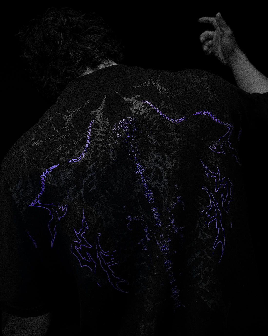 Abyssal Bloom Oversized T-shirt [DUSK]