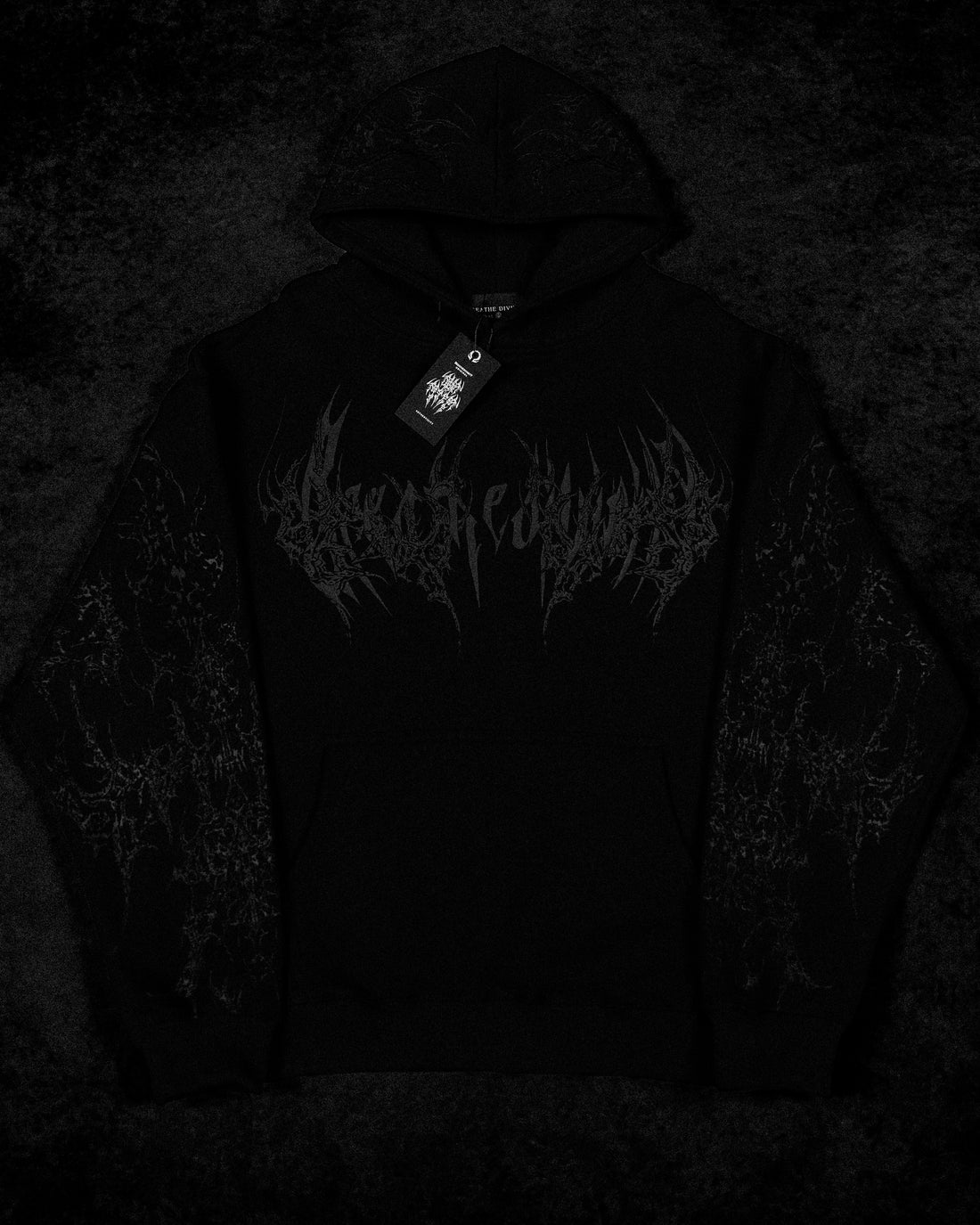 Cathedral Oversized pullover hoodie [DARKNESS]