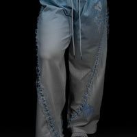 Women's Faerie Banana Shaped Uncuffed Sweatpants [EVERMORE BLUE]