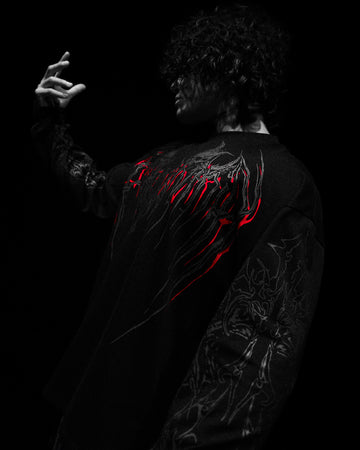 Evangelion Oversized Longsleeve T-shirt [NIGHTMARE]