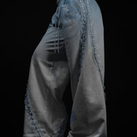 Women's Faerie Banana Shaped Uncuffed Sweatpants [EVERMORE BLUE]