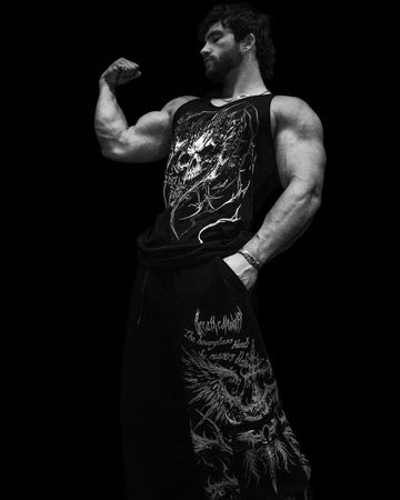 Bloodborne Bodybuilding Stringer [VOID BLACK]