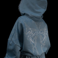 Women's Faerie Zip-up Hoodie [EVERMORE BLUE]