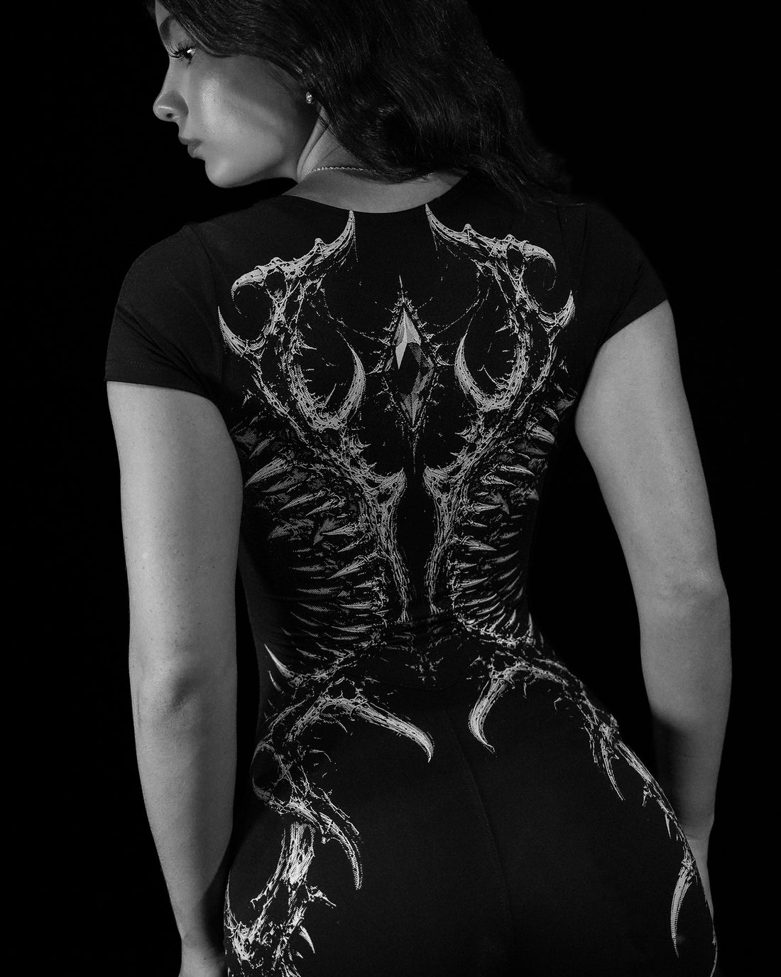 Void Tech™ Blood Borne Bodysuit [VOID BLACK]