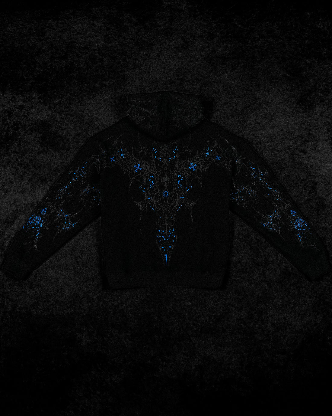 Cathedral Oversized pullover hoodie [MOONLIGHT BLUE]