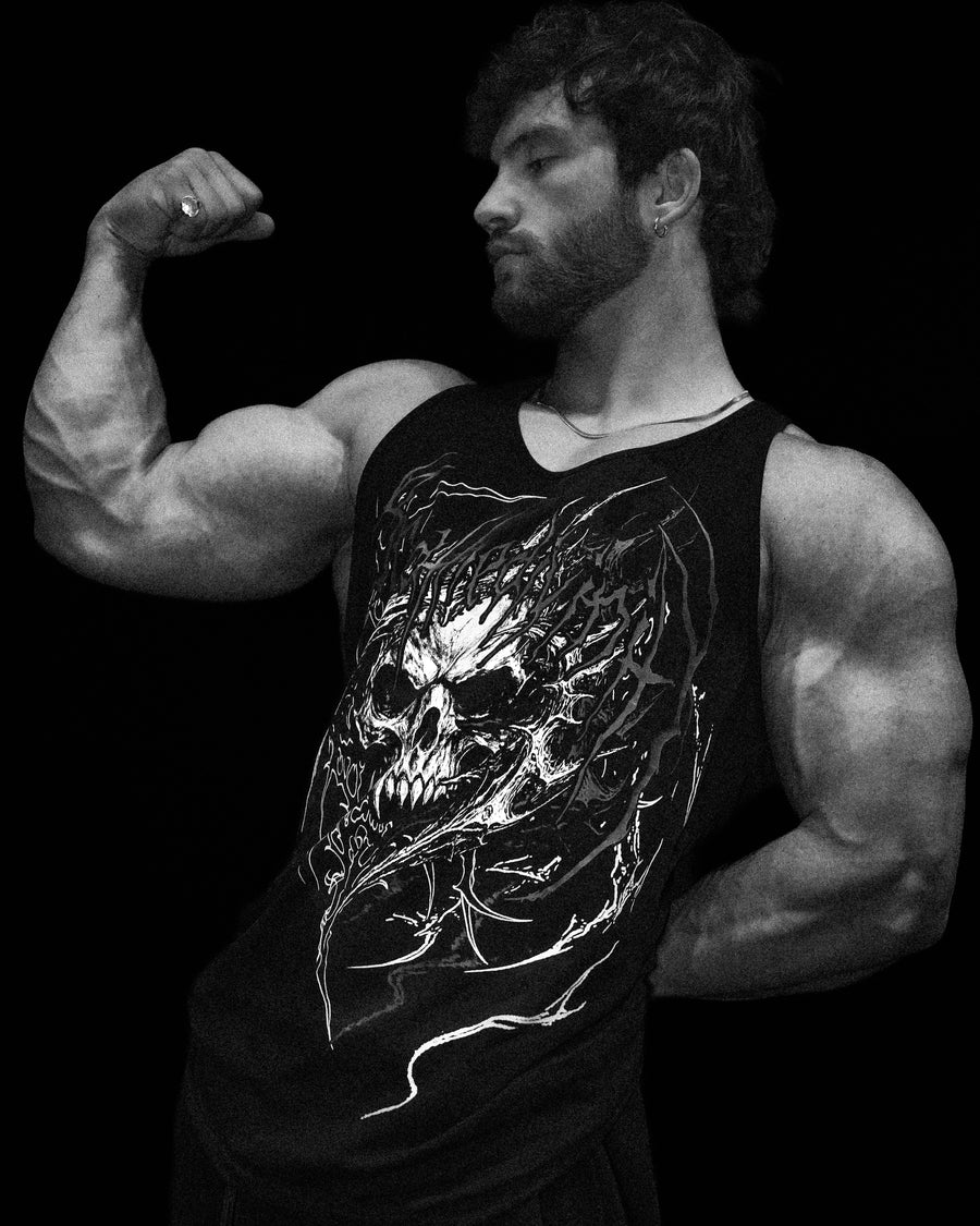 Bloodborne Bodybuilding Stringer [VOID BLACK]