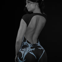 Womens Void Tech™ Revenant Open Back Bodysuit [FROST]