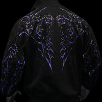 Deathkeeper Oversized Zip-up Hoodie [DUSK]