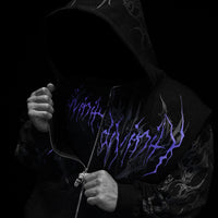 Deathwing Oversized Zip-up Hoodie [DUSK]