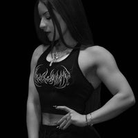 Women's Void Tech™ DarK Pixie Halter Top [VOID BLACK]