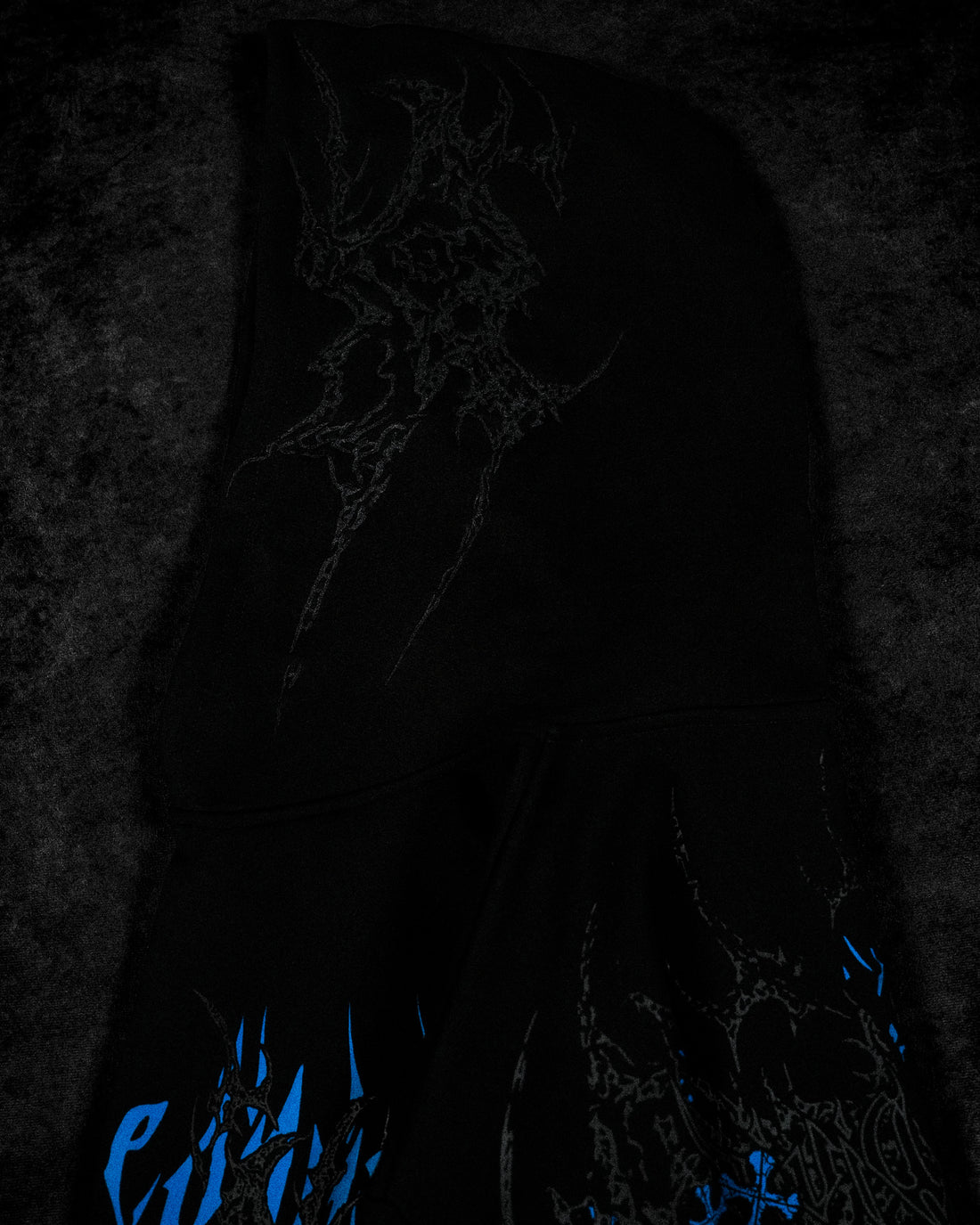 Cathedral Oversized pullover hoodie [MOONLIGHT BLUE]