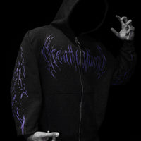 Deathkeeper Oversized Zip-up Hoodie [DUSK]