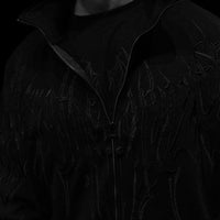 Obsidian Oversized Zip-up Jacket [DARKNESS]