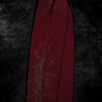 Women's Shattered Blade Rhinestone Uncuffed Sweatpants [CRIMSON]