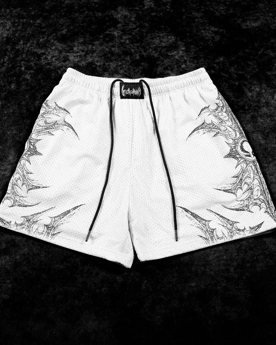 Excalibur Bodybuilding Mesh shorts [DIVINE WHITE]