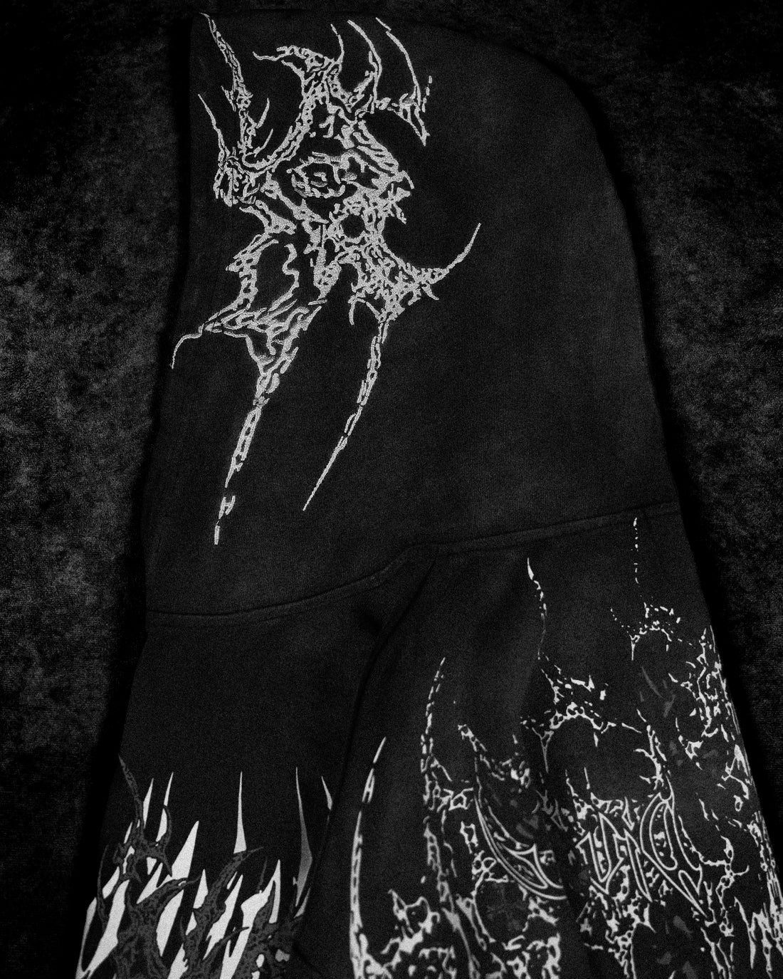 Cathedral Oversized pullover hoodie [SMOKE]