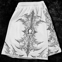 Excalibur Bodybuilding Mesh shorts [DIVINE WHITE]