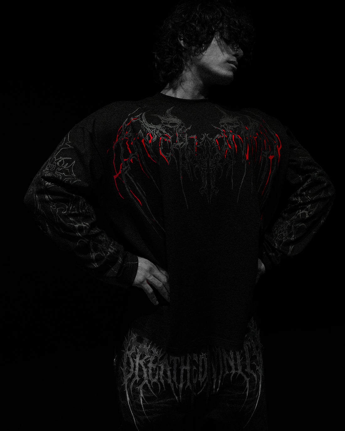 Evangelion Oversized Longsleeve T-shirt [NIGHTMARE]