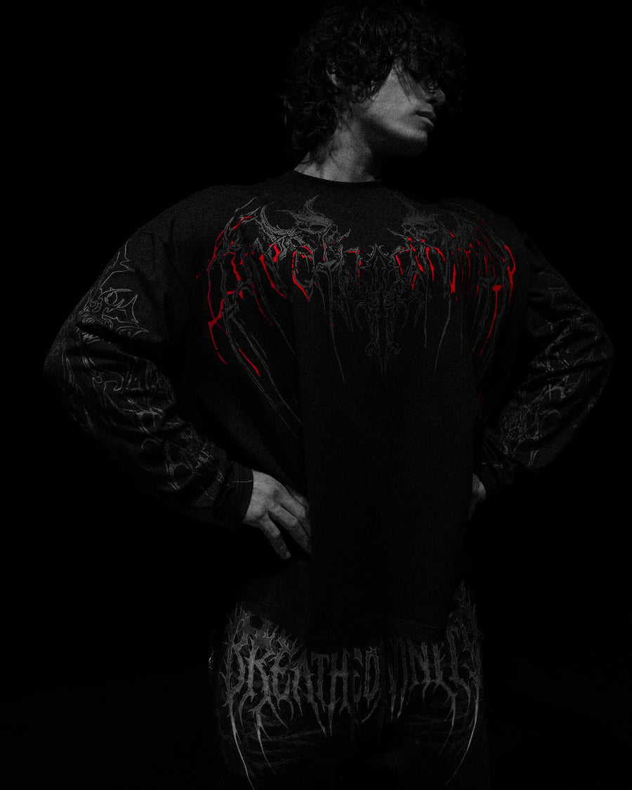 Evangelion Oversized Longsleeve T-shirt [NIGHTMARE]