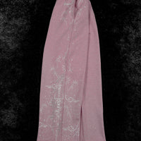 Women's Shattered Blade Rhinestone Uncuffed Sweatpants [PINK]